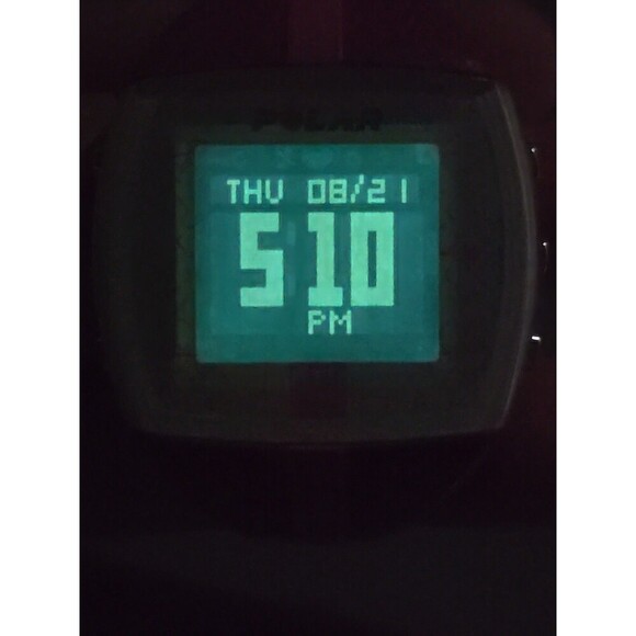 Polar FT4 Pink White Heart Rate Monitor Fitness Watch Tested Working New Battery - Picture 3 of 11